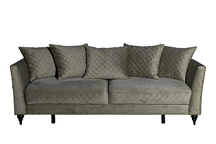 Диван Sorrento 230 трехместный раскладной оливковый