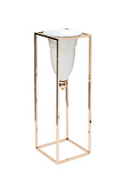 Кашпо на подставке (золото)