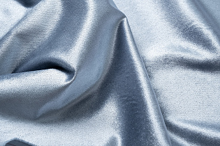 Ткань портьерная/мебельная VALDES PLAIN голубая