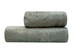 Полотенце "Лирика" 70*140 зеленое