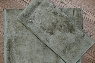 Полотенце "Лирика" 50*90 зеленое