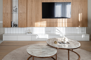 Набор из 2х журнальных столов (искусственный мрамор) 6 (превью)