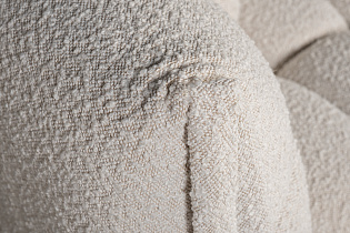 Диван Prato двухместный букле белый