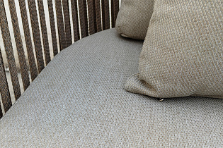 Диван БЭЙЛИ (BAYLEY) трехместный левосторонний уличный серый