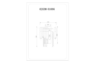 Бра с кристаллами (хром)