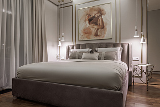 Кровать Одри(Odry) с подъемным механизмом и бельевым ящиком лилово-серая 10 (превью)