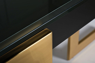 Консоль Марбелла (Marbella) черная/золото