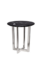Столик журнальный Черный (Nero) черный/хром