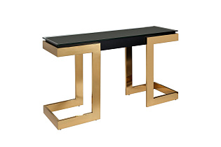 Консоль Марбелла (Marbella) черная/золото