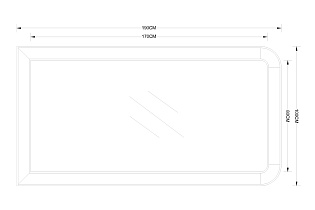 Зеркало напольное в раме антик 6 (превью)