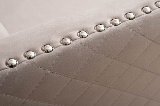 Диван Sorrento 250 трехместный велюровый светло-серый 6 (превью)