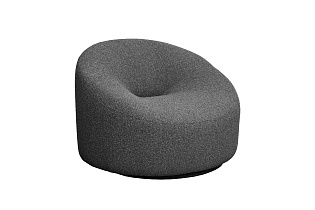 Кресло вращающееся Луна(Luna) букле серое