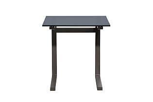 Столик журнальный приставной черное стекло 2 (превью)