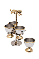 Подставка для яиц «Леопард» хром 2 (превью)