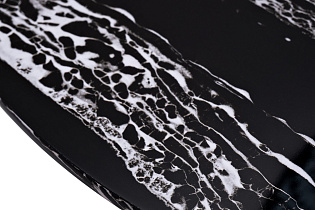 Стол журнальный круглый черный/хром 2 (превью)