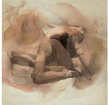 Холст "Объятия страсти"