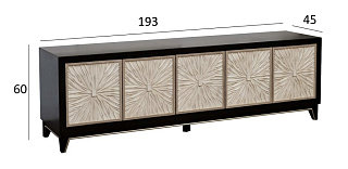 Тумба под телевизор с дверцами 6 (превью)