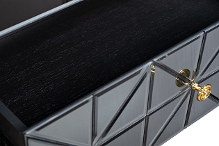 Консоль с 2мя ящиками и матовой зеркальной отделкой 5 (превью)