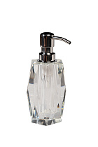 Диспенсер для мыла стеклянный прозрачный