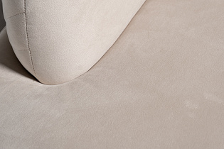 Диван Lea трехместный велюровый кремовый 6 (превью)