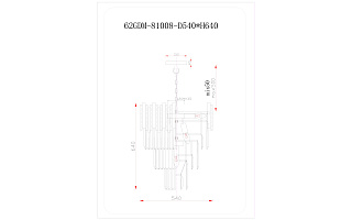 Люстра с кристаллами (золото) 4 (превью)