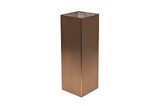 Ваза металлическая матовая бронза