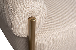 Диван двухместный серый