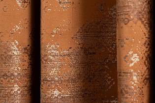 Портьера Bromley 275х260см оранжевая