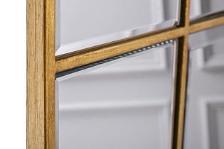 Зеркало прямоугольное в золотой раме