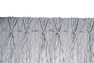 Портьера Mesh 275х260см голубая