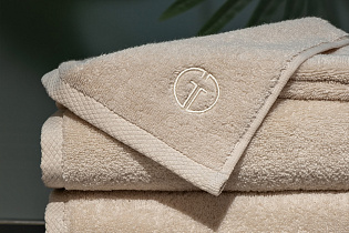 Полотенце "Соло" 50*90 кремовое