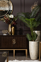 Ваза керамическая золотая