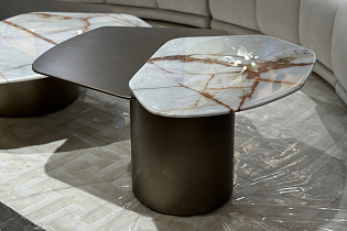 Столик журнальный Island с мрамором