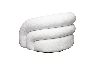 Кресло вращающееся Монблан(Monblan) букле белое