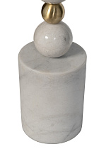 Торшер мраморный с белым абажуром 2 (превью)