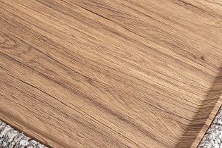 Столик прикроватный мягкий Руна(Runa) шенилл серый