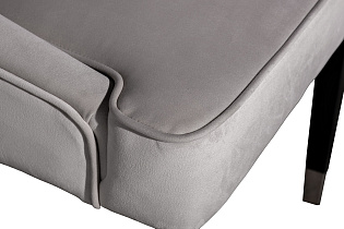 Стул Elegante велюровый светло-серый