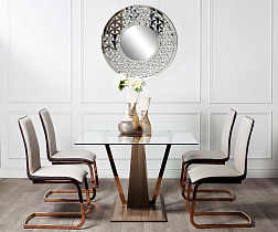 Стол обеденный со стеклом