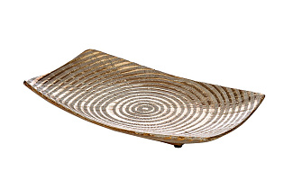 Блюдо керамическое золотое 1 (превью)