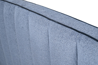 Дизайнерская кровать Odry с подъемным механизмом шенилл синяя