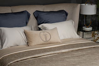 Покрывало Глосс (Gloss) 260х260см бежевое