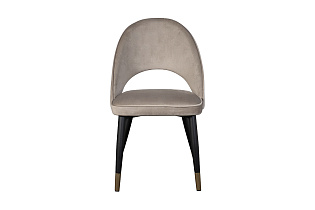 Стул велюровый серо-бежевый 1 (превью)