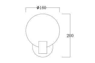 Бра Рондо (Rondo) рифленое стекло/золото
