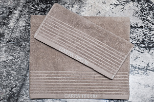 Полотенце «Стелла» 50*90 светло-коричневое 4 (превью)