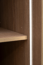 Шкаф-пенал Альто(Alto) с полками цвет дуб