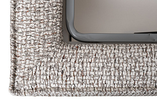 Кровать Runa детская угловая с подъемным механизмом шенилл серый