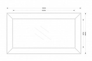 Зеркало прямоугольное