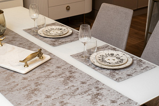 Набор для сервировки стола Мираж Мика (Mirage Mica) дорожка 50х180см и две салфетки 33х45см