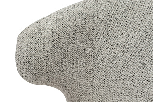 Стул обеденный шенилл белый