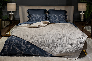 Покрывало «Флора» 240х260см кремовое 2 (превью)